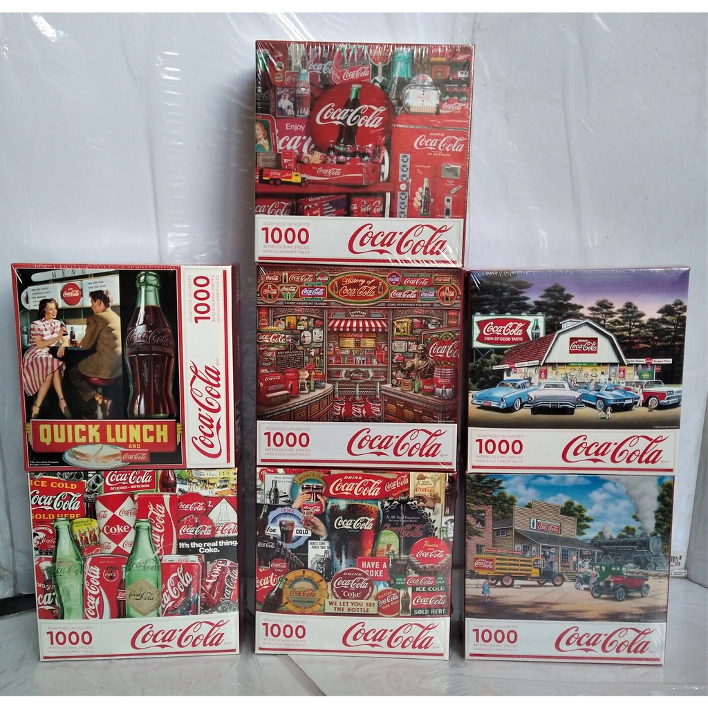 Majestic Coca Cola Coke Puzzles 1000-Piece Assorted Designs NewUSA ...