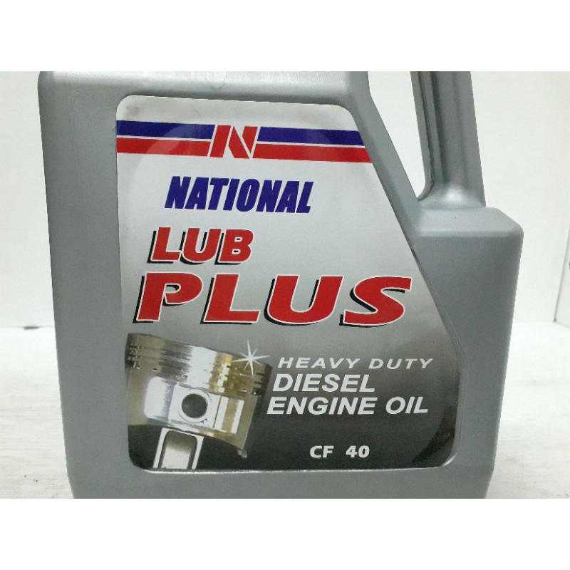 NATIONAL LUB PLUS DIESEL ENGINE OIL CF 40 (1 GALLON) | Shopee Philippines