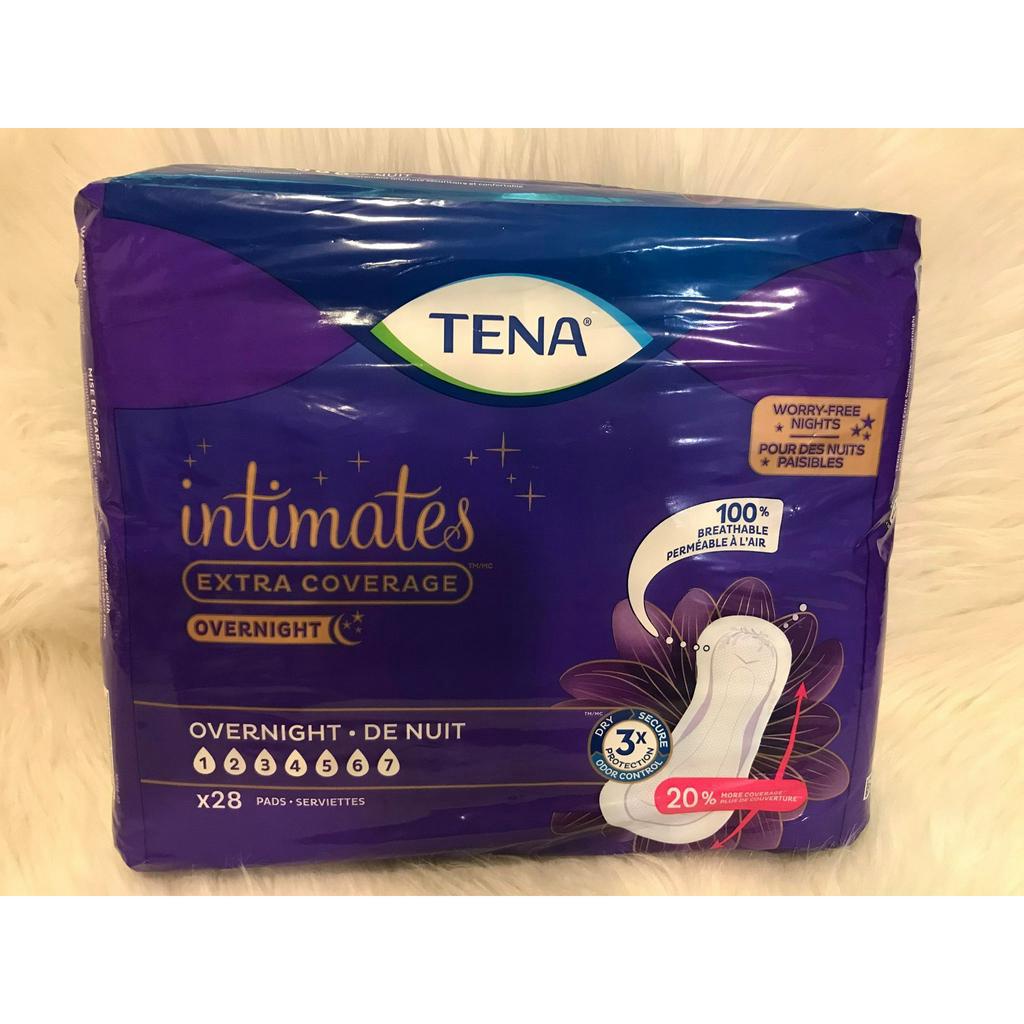 Tena Intimates Overnight Female Bladder Control Heavy Absorbency Disposable Pad 28 Ct Shopee 6554