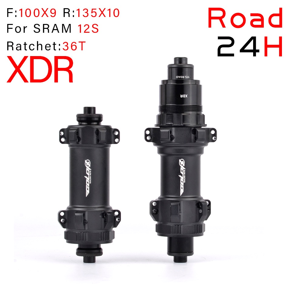 GOLDIX 370 Disc Brake Road Bike Hubs Straight Pull Sealed Bearing Super ...