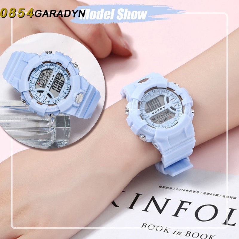 digital watch Pastel color watch sporty design for kids and adult no ...