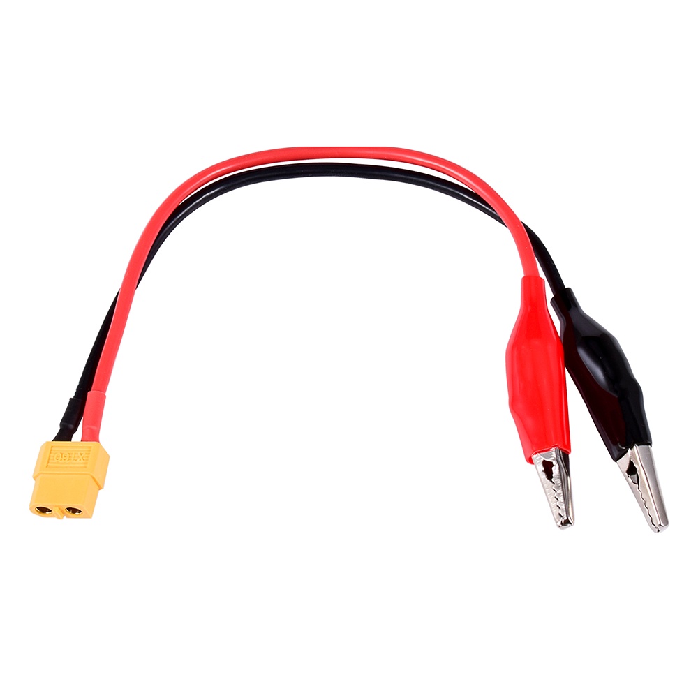 Cavo Con Connettore XT60 A Clip Alligatore 14AWG 20cm Per SkyRC NC2500 Pro E Altri