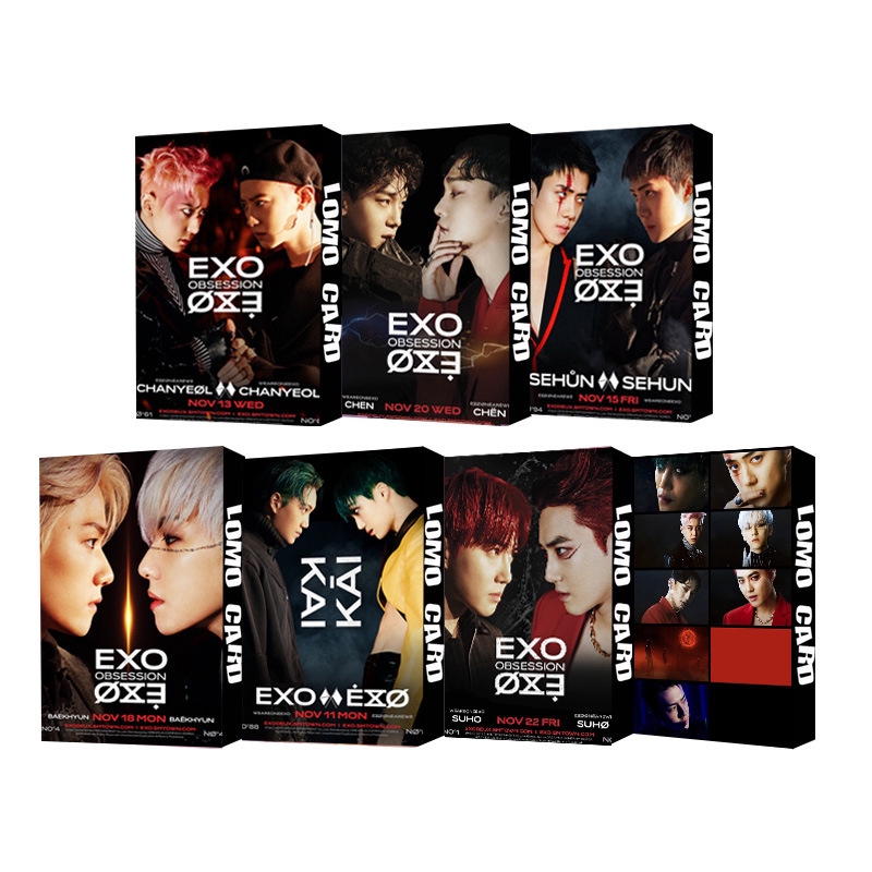 30PCS KPOP EXO Photocards Single Collective Lomo Cards Boxed New Small ...