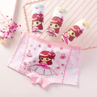 Panties 4PCS Girls Underwear 212Y Children's Cotton Triangle Cartoon  Princess Underwear Girl Baby Cute Underwear x0802