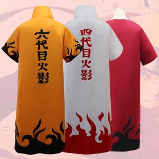 Anime Naruto Cloak Robe Unisex Fourth Hokage Naruto Cosplay Cloak 7th Hokage  New