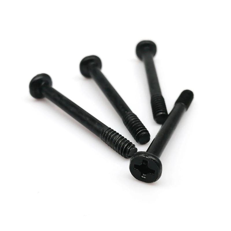 MBOX 6 PCS Computer PC Case AIO Cooling 30mm Fan Mount Screws Black For Fans 60mm 80mm 120mm