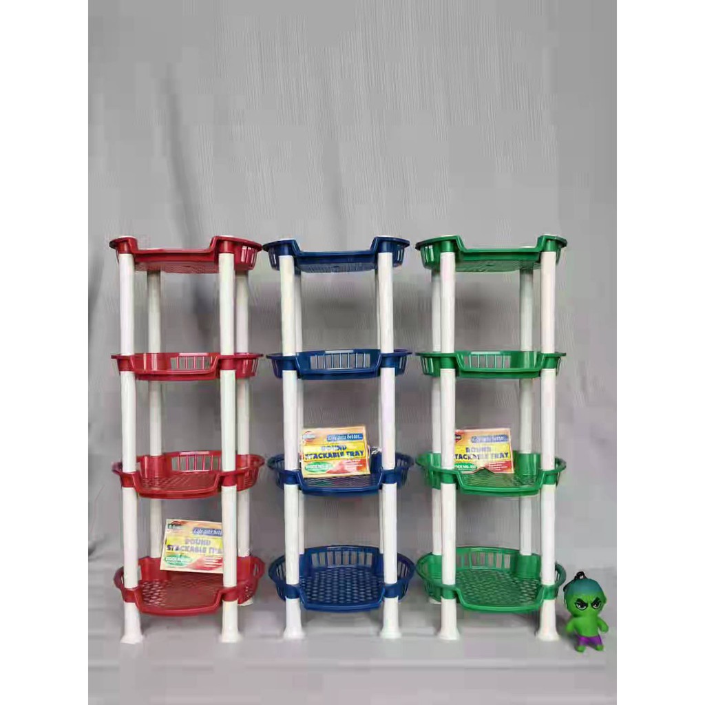 ROUND STACKABLE TRAY 4LAYER | Shopee Philippines