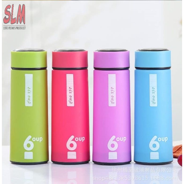 SLM 450ml 6oup Thermos Bottle Glass,Drinking Bottle,Glass Tumbler ...