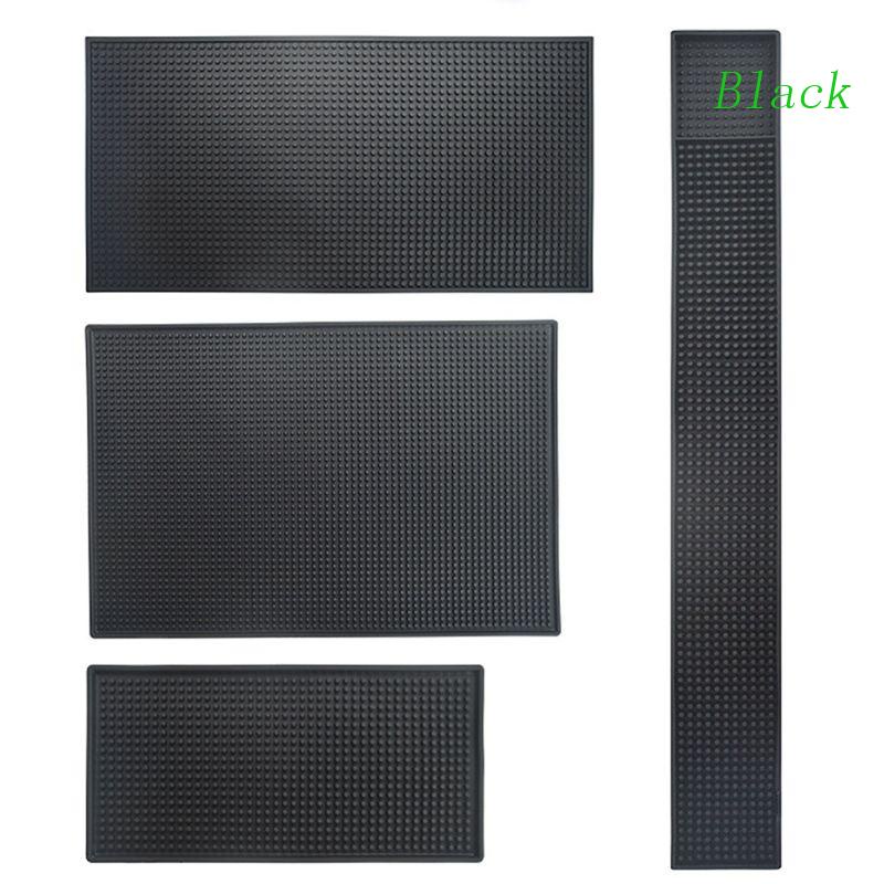 Non-slip Rubber Bar Mat Bar Runner Glass Drip Tray Beer Drink Rail Bars - Foto 7