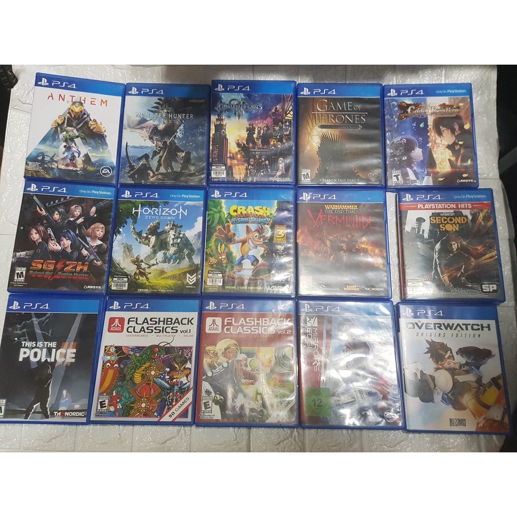 Assorted Playstation 4 Games Selections PS4 (Used) | Shopee Philippines