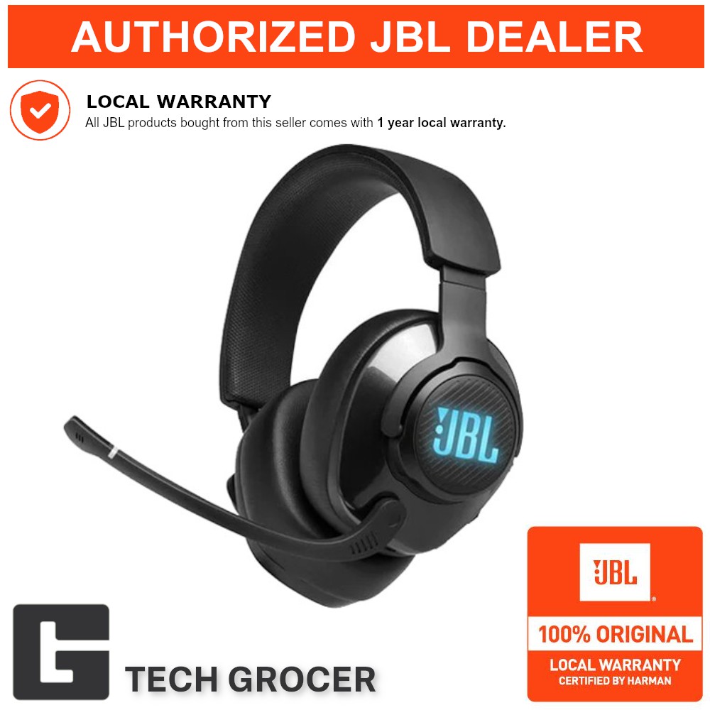 JBL Quantum 400 USB Wired Over Ear Gaming Headset Black Shopee Philippines