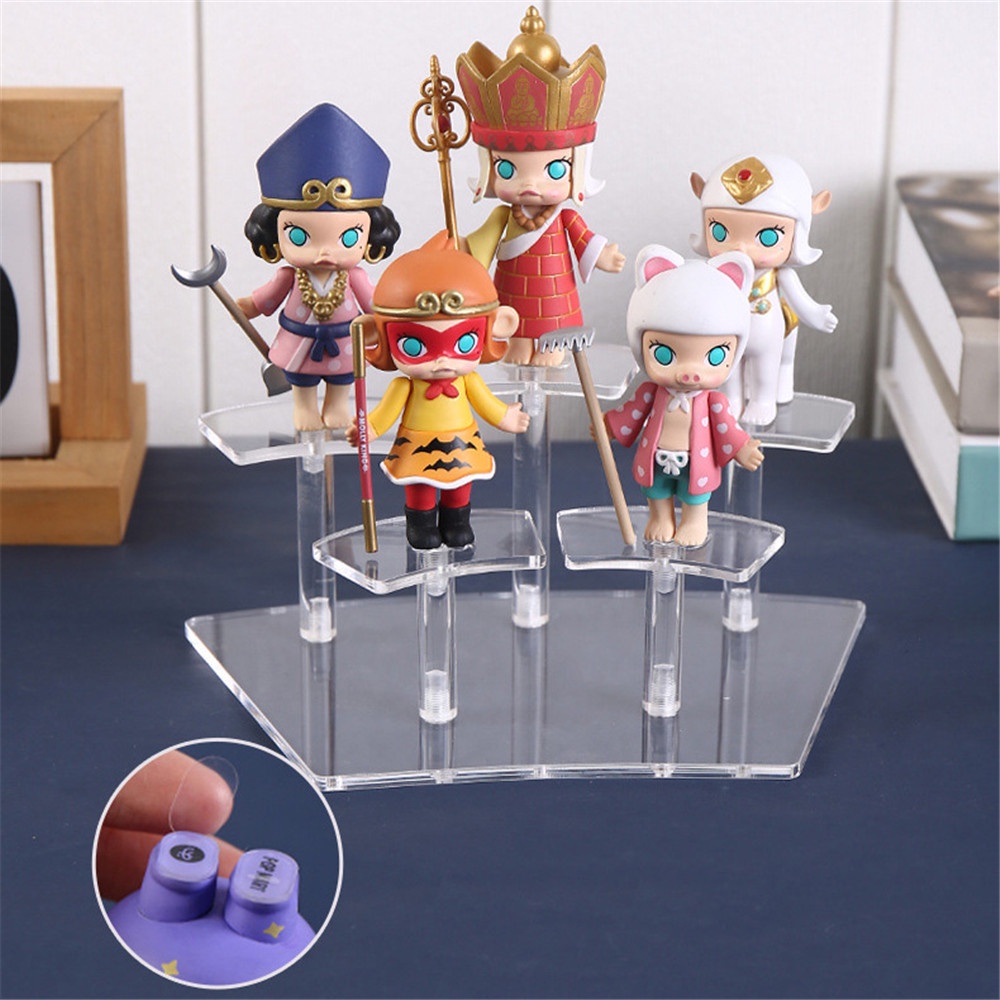 Cod Qipin 60pcs/sheet Double-sided Adhesive Figure Model Toys Anti-dump ...