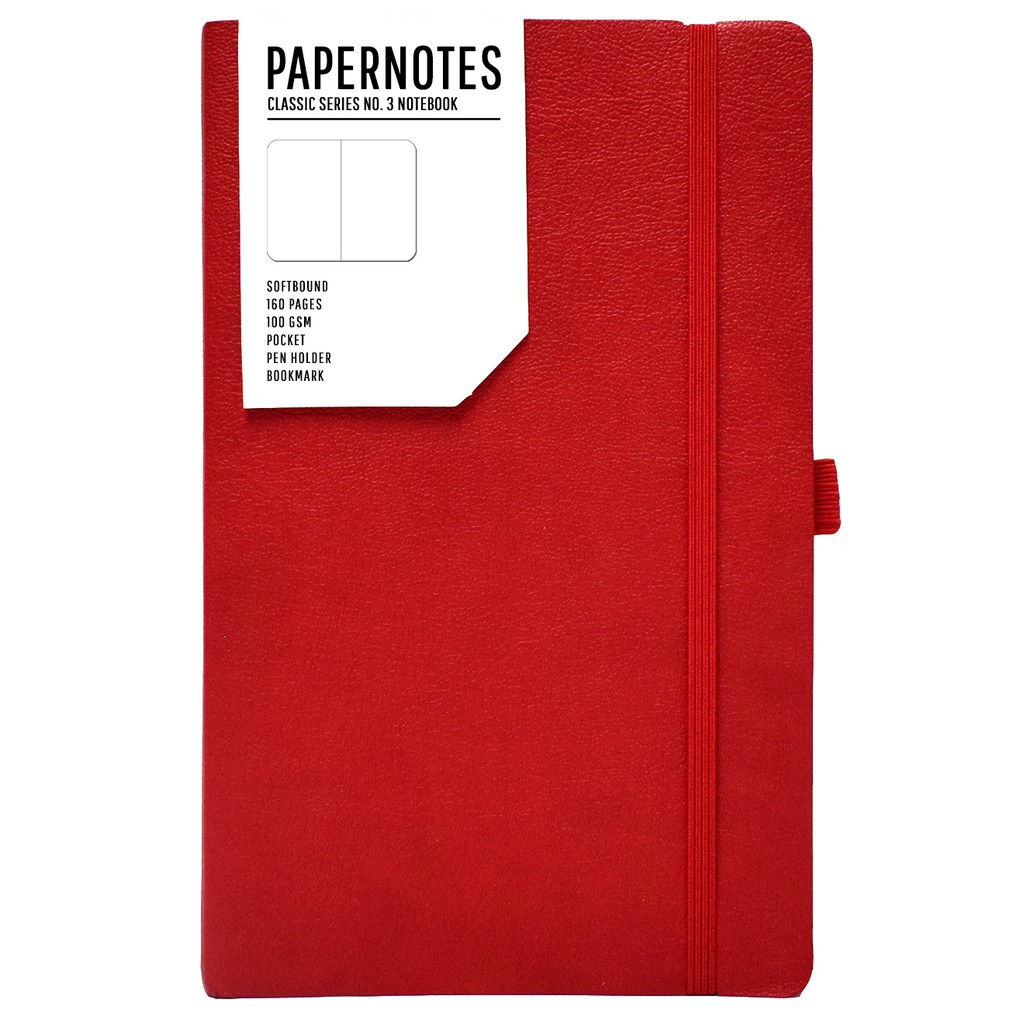 Papernotes Red Classic Series Notebook (A5) | Shopee Philippines