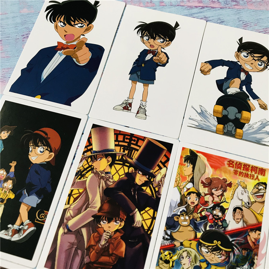Anime：Detective Conan Lomo Cards 30Pcs/set Case Closed Conan Mini Photo ...