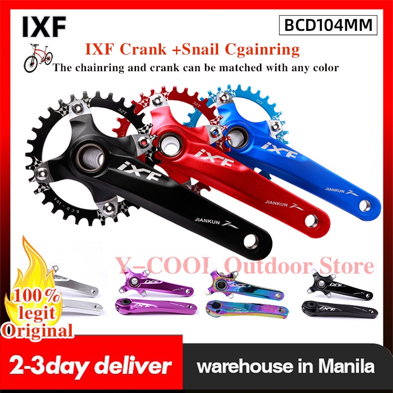【Philippine cod】 IXF Crankset Hallowtech 32T42T 3by Mountain Bike