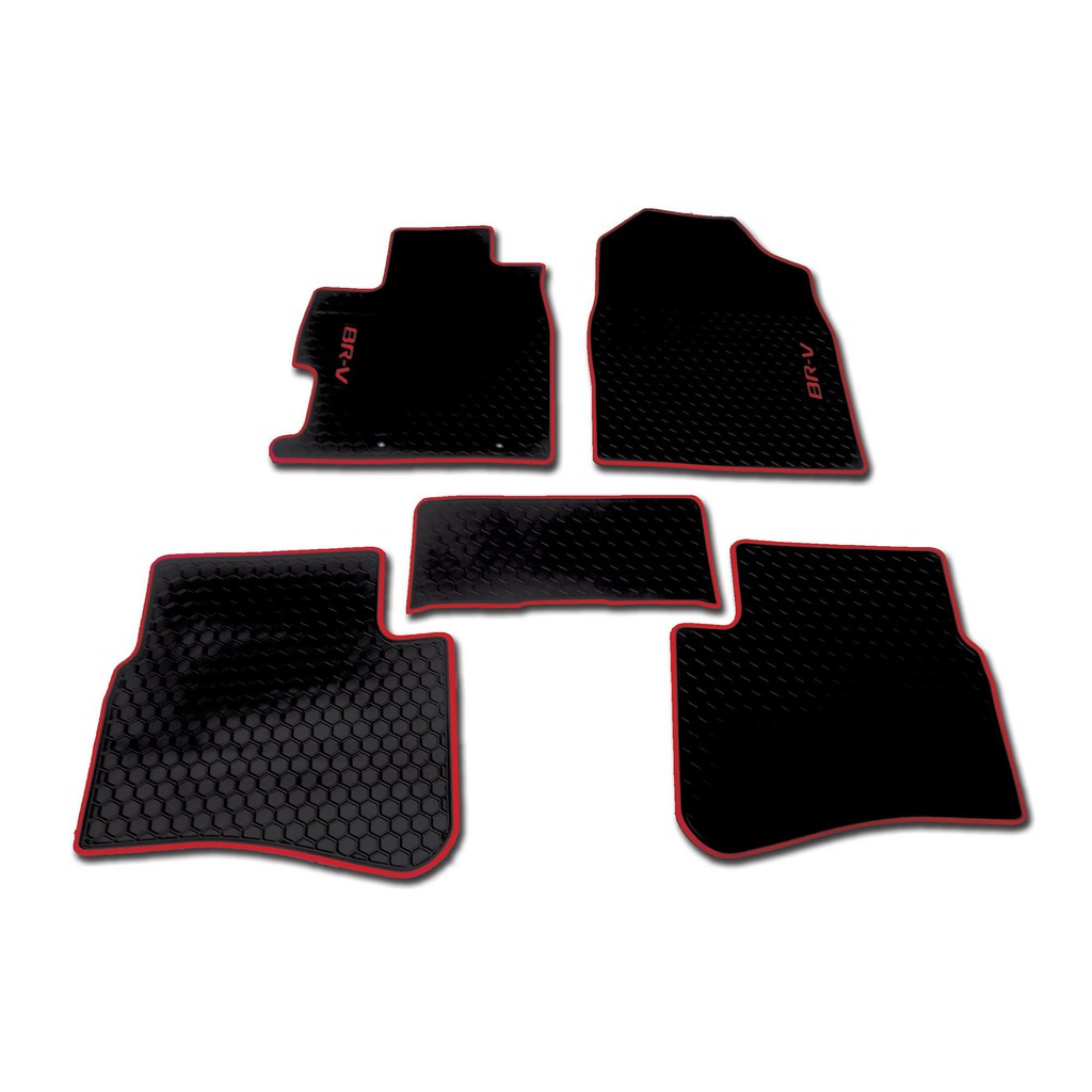 For Honda BR-V 2017 Up OEM Rubber Matting (RED LINING) | Shopee Philippines