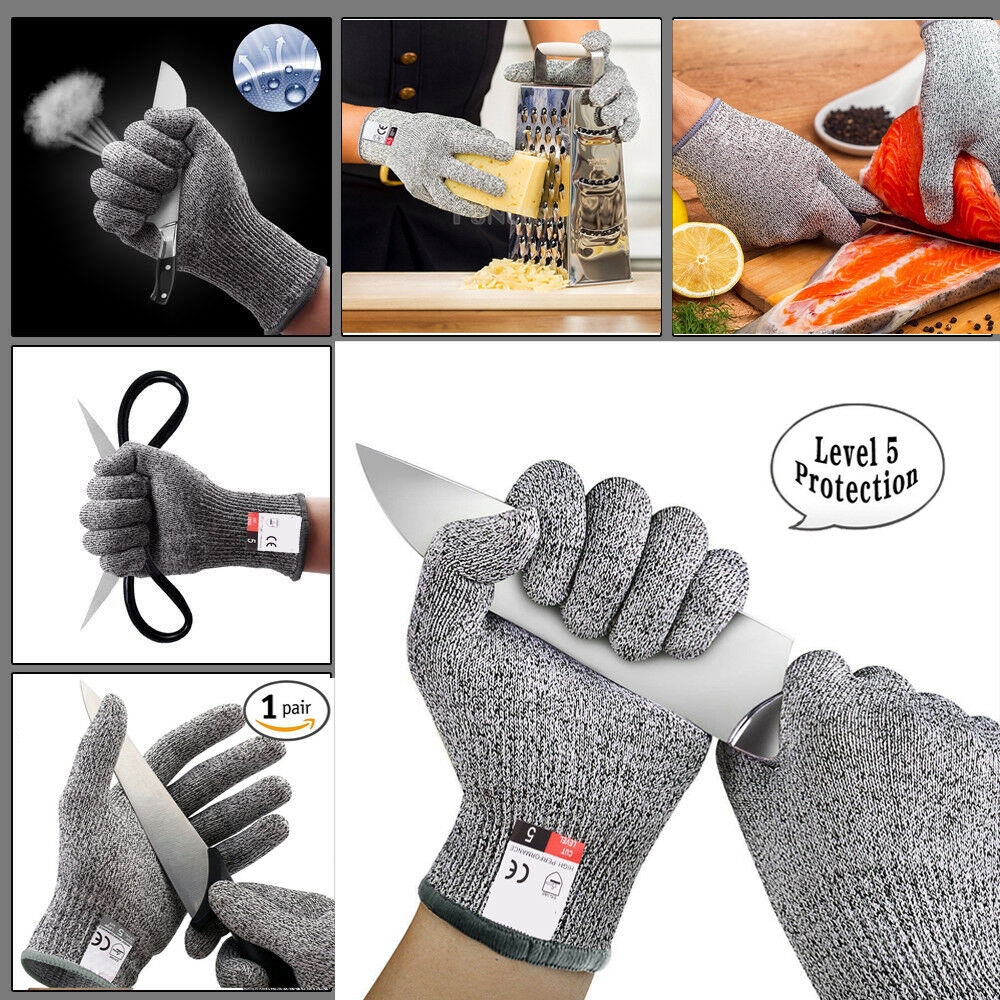 Cut Resistant Butcher Gloves Anticutting Safety for Kitchen Outdoor Explore Shopee Philippines