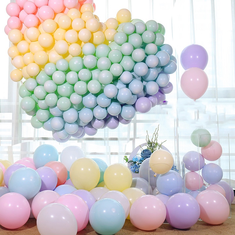 20/50/100 Pieces 5 Inch Macaron Latex Balloons Candy Colors Wedding ...