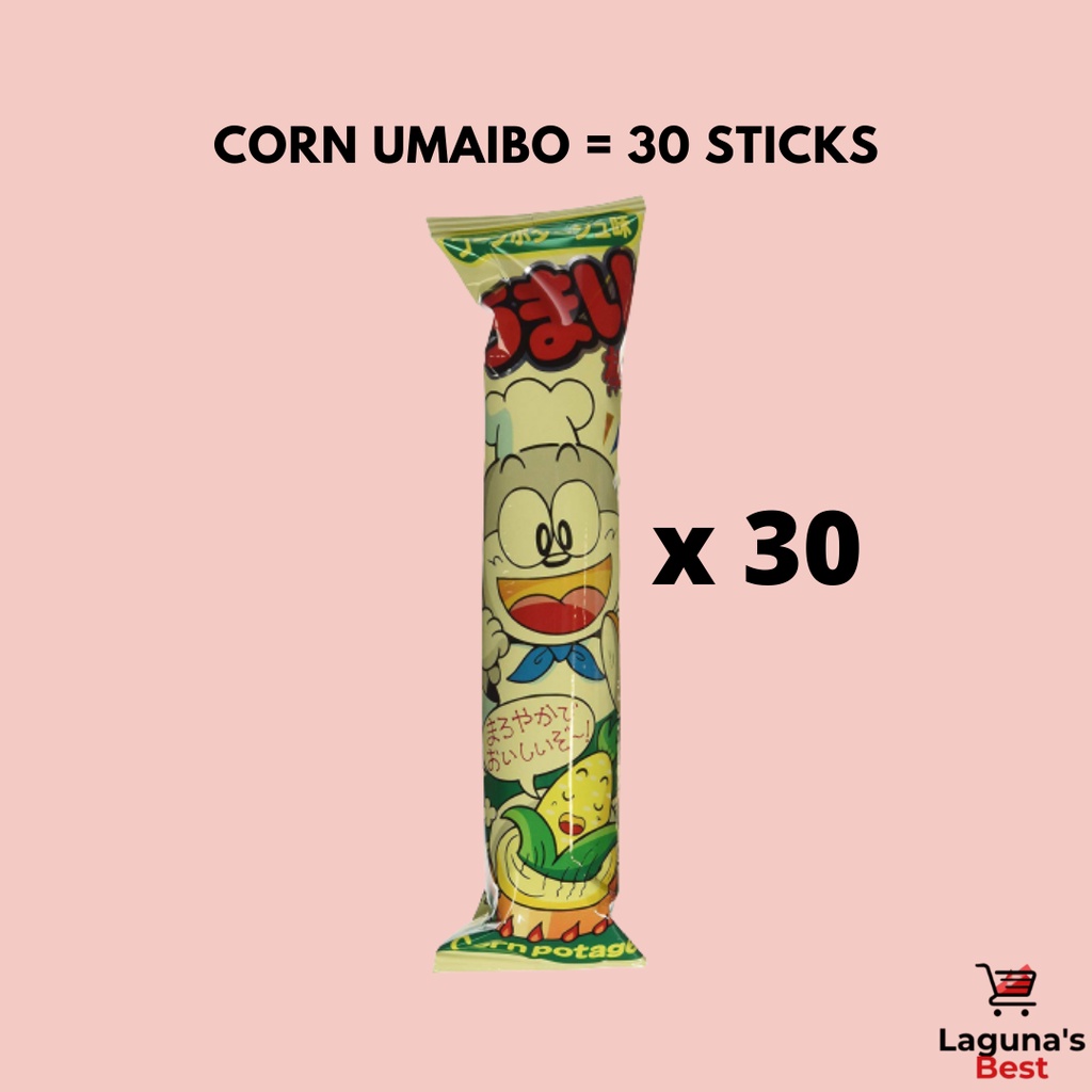 Japan Umaibo Snack 30 Pcs - Corn | Shopee Philippines