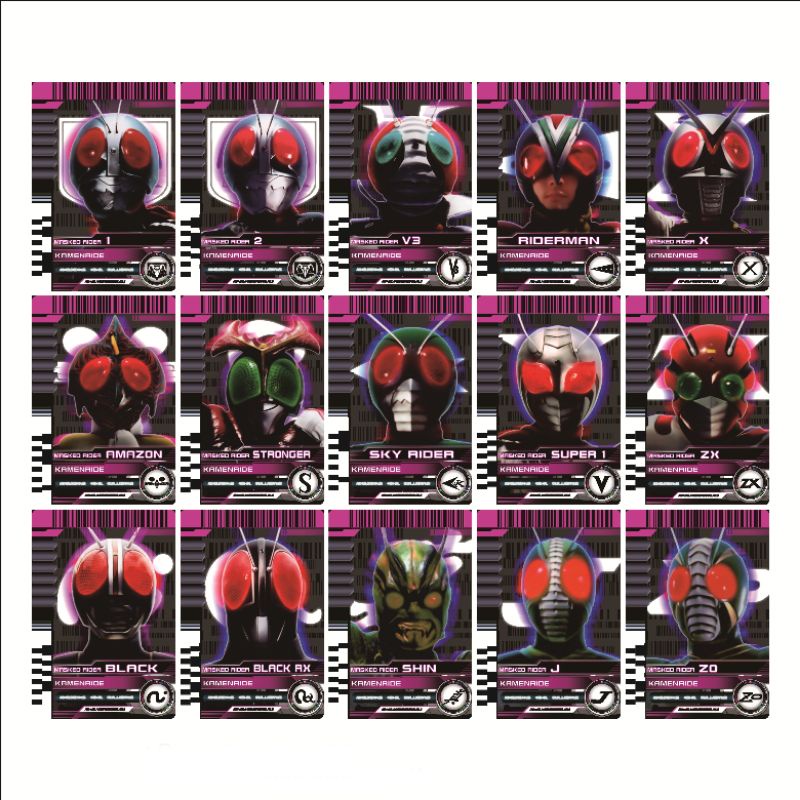 Showa rider rider decade custom kamen Card | Shopee Philippines