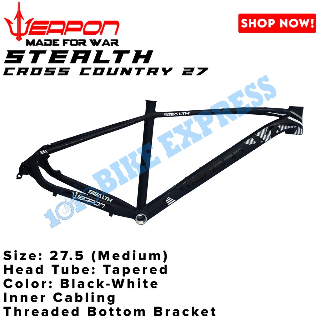 Weapon mtb clearance frame