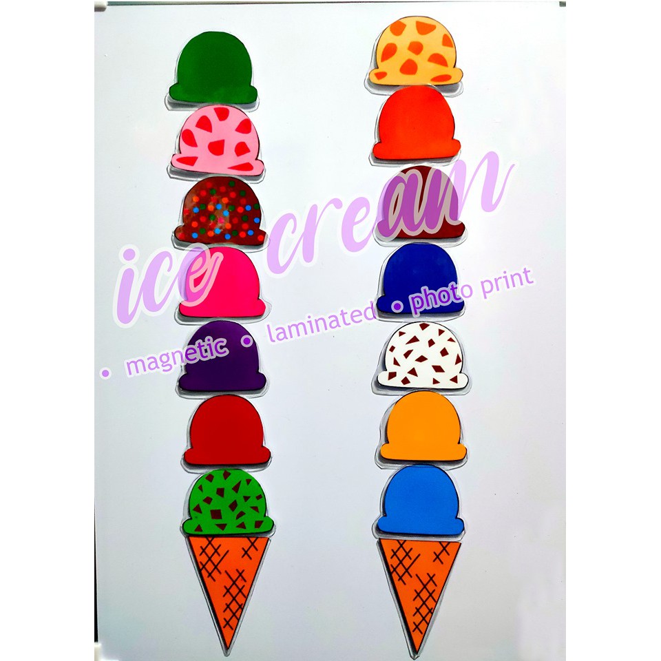 Ice Cream & laminated reward system Shopee Philippines