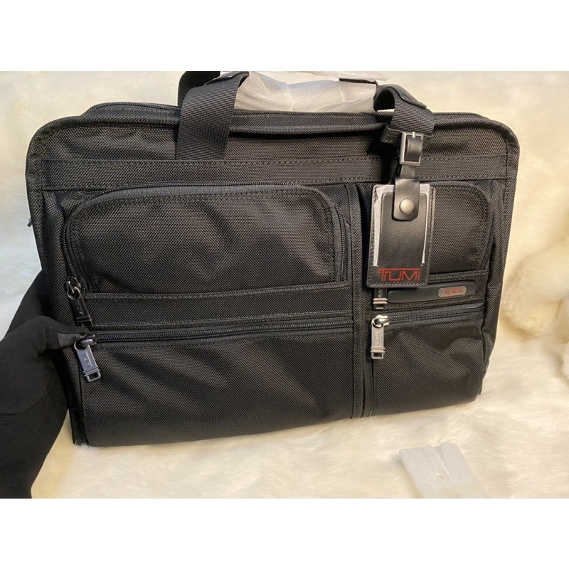 Authentic Branded Luxury Tumi Organizer Portfolio Briefcase Mens