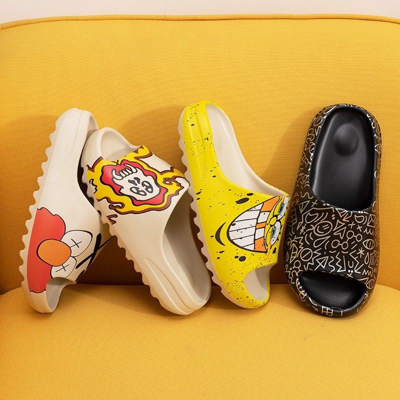 Yeezy best sale spongebob slides