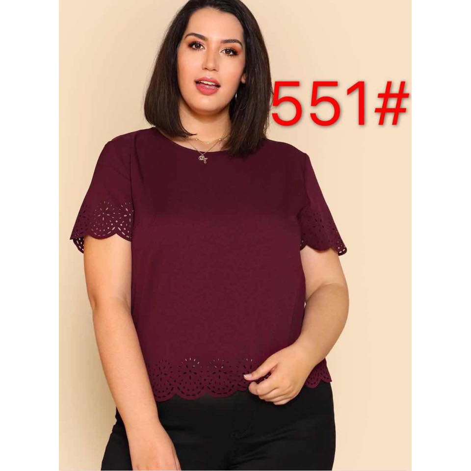 Plus size shop formal blouses