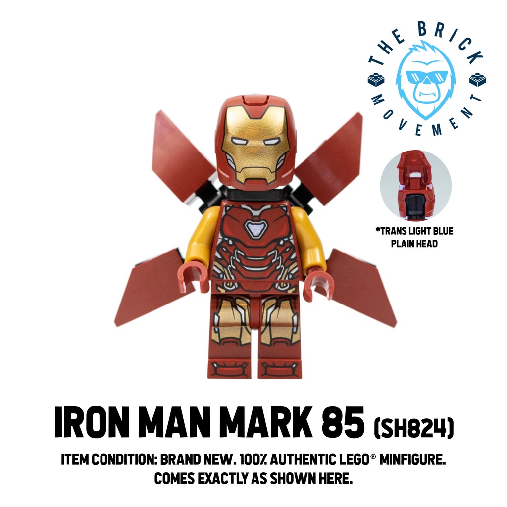 Lego iron man discount mark 85 minifigure