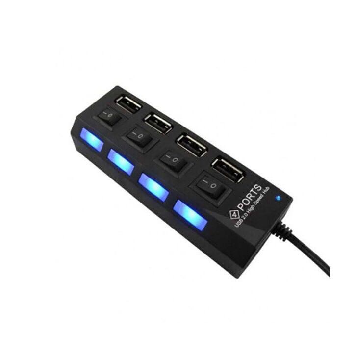 4 PORT USB HUB HI-SPEED support 500GB USB 2.0 High speed | Shopee ...