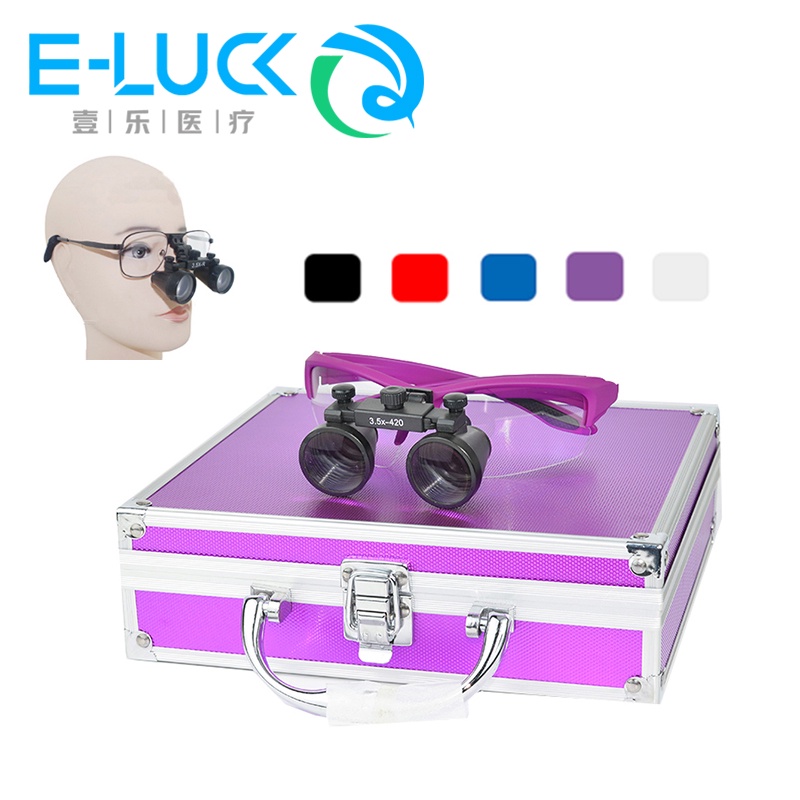 Dental Glasses Magnifier Medical Headlight LED Dental Loupe Ultralight
