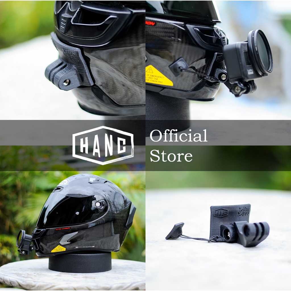 Supporto Action Cam Per Casco X-Lite X-803 - Fissaggio Al Mento (Chin Mount) - MiBike - Foto 2