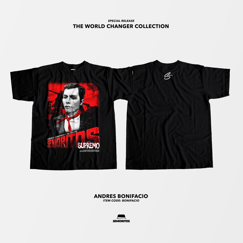 Senioritos® Andres Bonifacio - The Freedom Collection | Unisex | Shirts ...