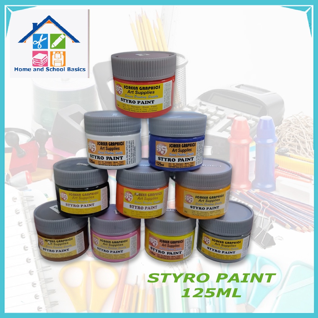 Styro Paint Good for Arts and Crafts Painting Skills Different