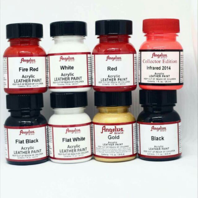 ANGELUS LEATHER PAINT - Fire Red Shoe Paint 