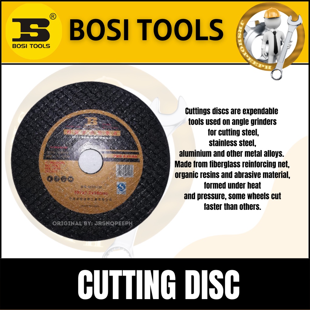 Bosi Steel Cutting Disc High Quality Grinder Accessories For
