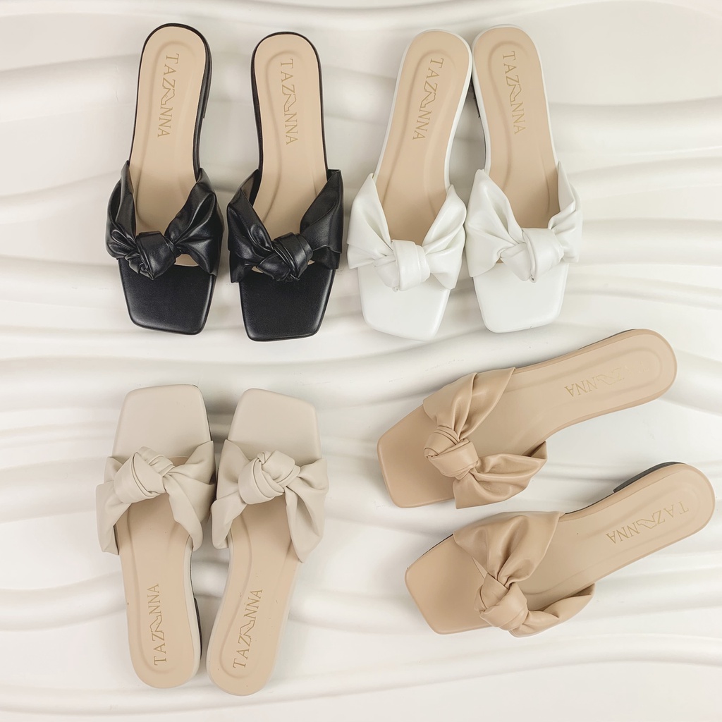 Tazanna Calista Ribbon Flats | Shopee Philippines