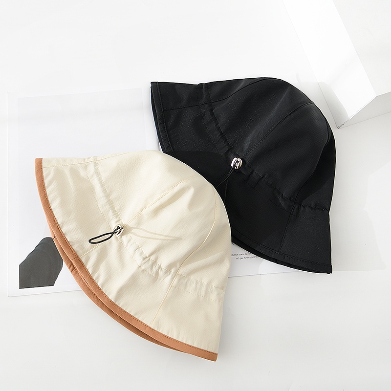 Double-Sided Wearable Bucket Hat Female Spring Summer Sun Small Side ...