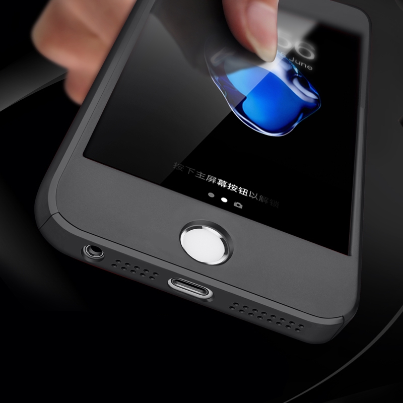 3 pezzi Proteggi schermo 2.5D 9H, per iPhone 6 6S in vetro temperato, per iPhone 6 7 8 Plus X-Per iPhone 5