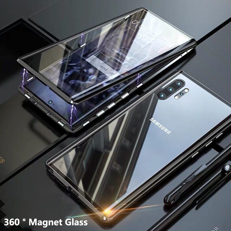 Samsung Galaxy S10 Plus Magnetic Case Phone Metal Double Sided
