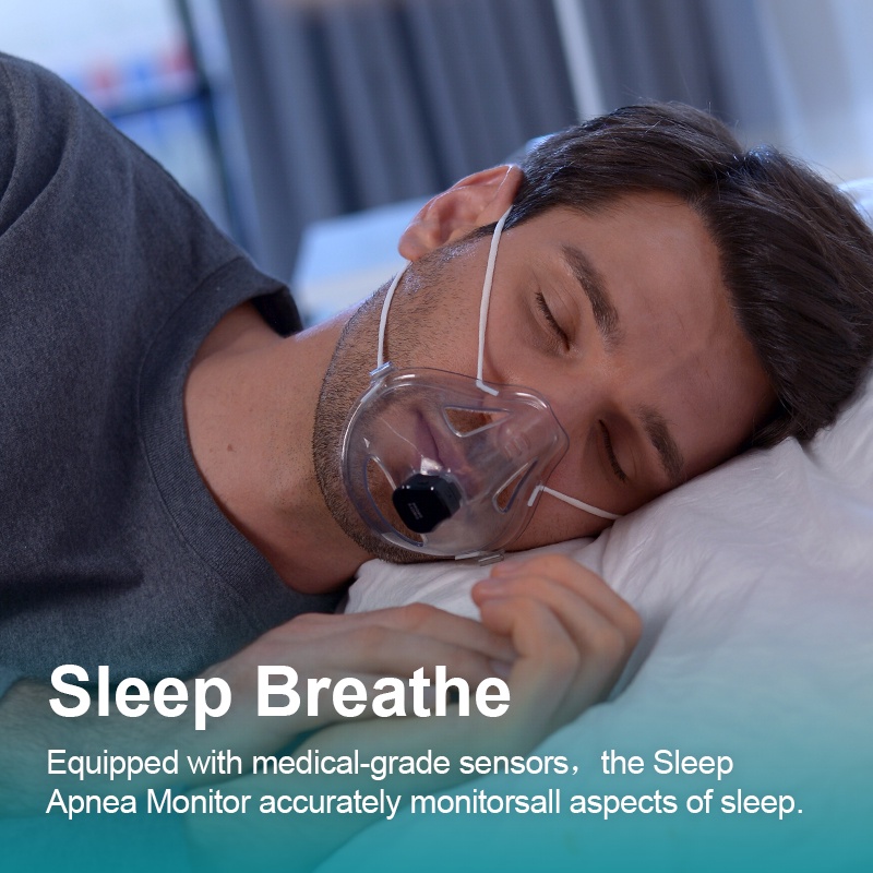 Sleep Apnea Monitoring Bluetooth Sleep Breathing Monitor Snoring ...