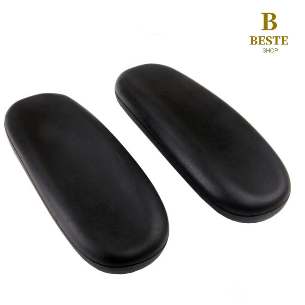 Office Chair Armrest Replacement Arm Pads Set Of 2 With Sturdy Cushion For Supporting Arms And