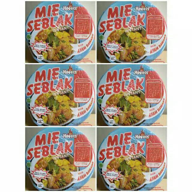 Seblak Instant Noodles Contents 6pcs | Shopee Philippines