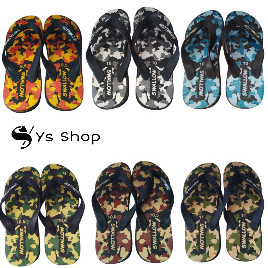Flip Flop army mit Pailletten
