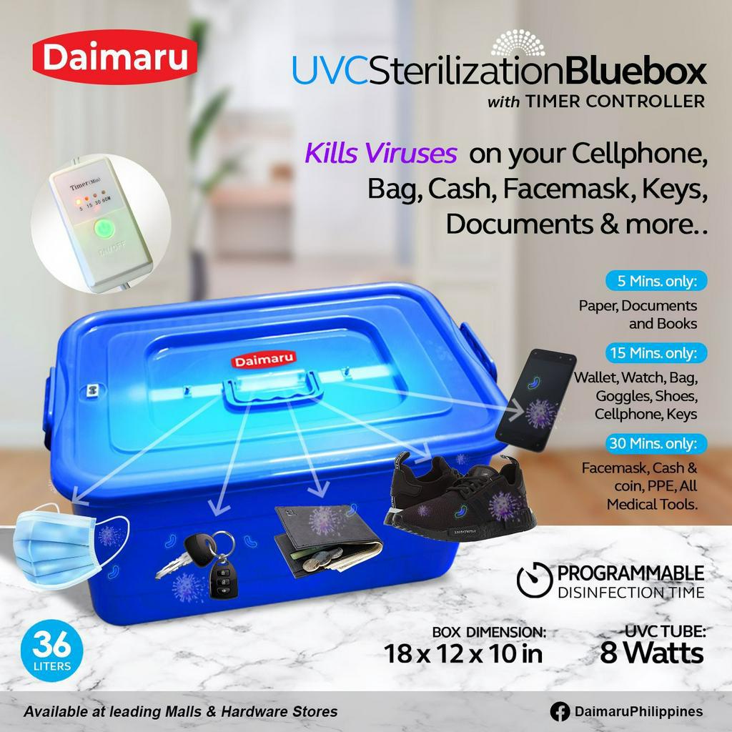 DAIMARU UVC STERILIZATION BOX W/ TIMER CONTROLLER | Shopee Philippines