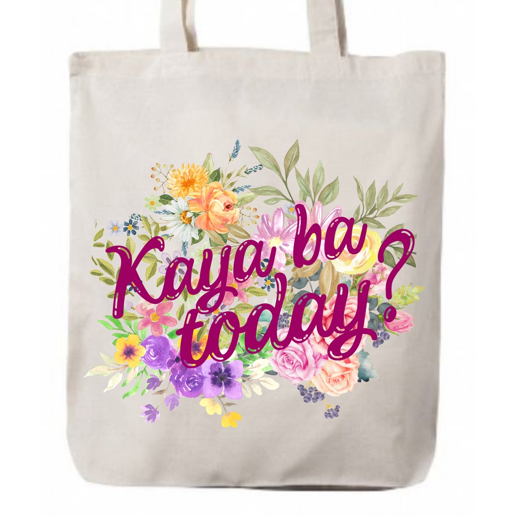 FUNNY TAGALOG ZIPPER TOTEBAGS Tagalog Gen Z Slang Statement Tote Bags