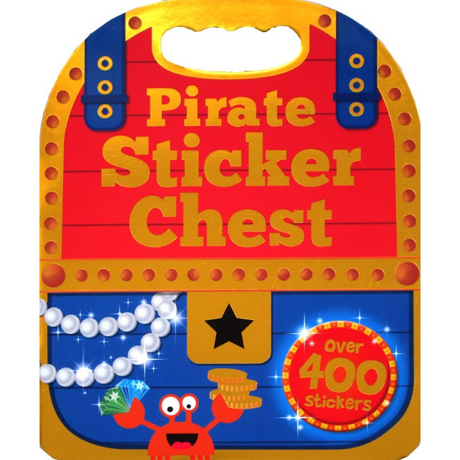 Pirate Sticker Chest - Sticker Activity Book Over 400 Stickers | Shopee ...