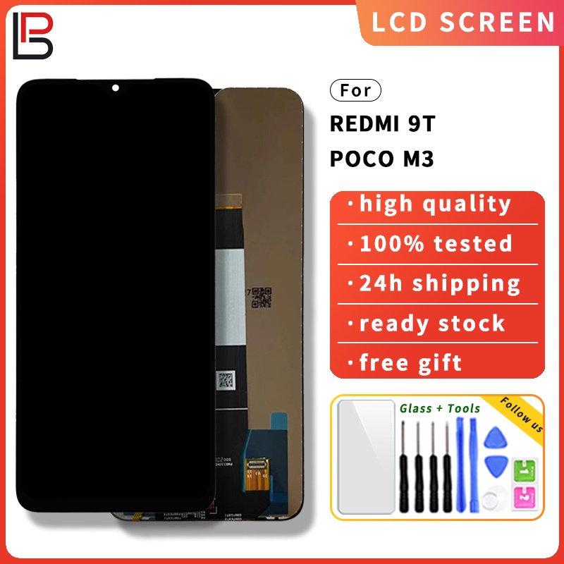 for-xiaomi-redmi-9-9t-9a-9c-9-power-10-poco-m3-redmi-note-9-4g-lcd