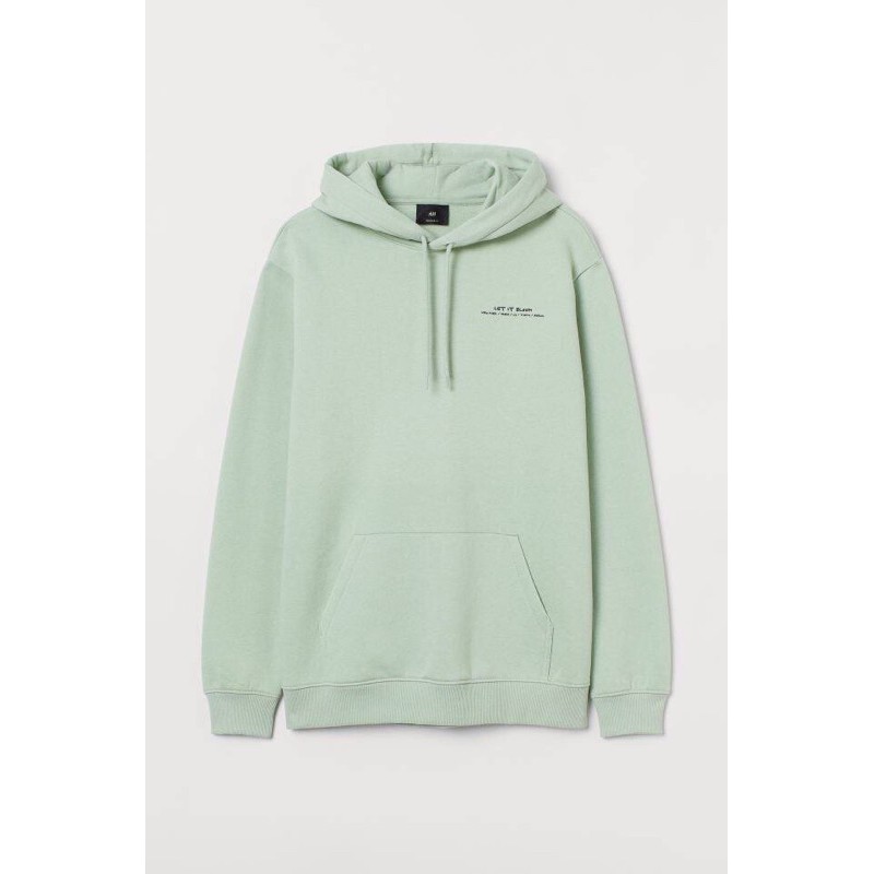 H and outlet m green hoodie